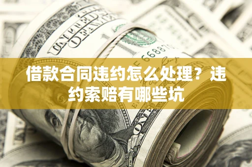 武汉借款合同违约怎么处理？违约索赔有哪些坑