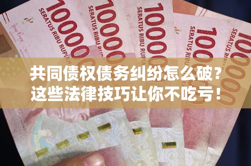 武汉共同债权债务纠纷怎么破？这些法律技巧让你不吃亏！