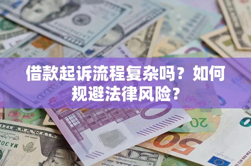 武汉借款起诉流程复杂吗？如何规避法律风险？
