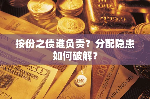 武汉按份之债谁负责？分配隐患如何破解？