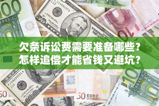 武汉欠条诉讼费需要准备哪些？怎样追偿才能省钱又避坑？
