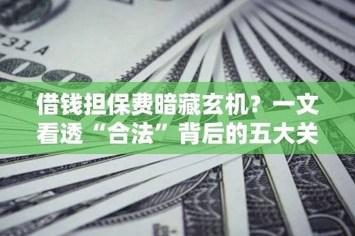 武汉借钱担保费暗藏玄机？一文看透“合法”背后的五大关键陷阱