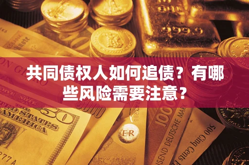 武汉共同债权人如何追债？有哪些风险需要注意？