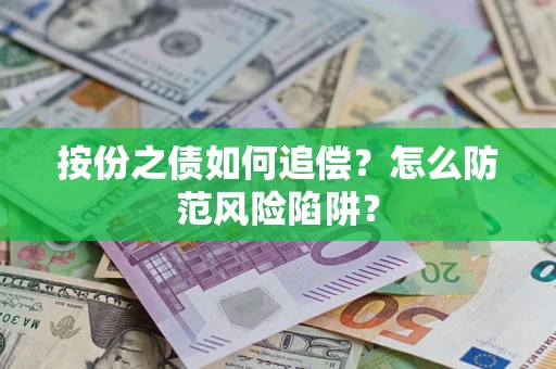 武汉按份之债如何追偿？怎么防范风险陷阱？