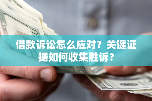 武汉借款诉讼怎么应对？关键证据如何收集胜诉？